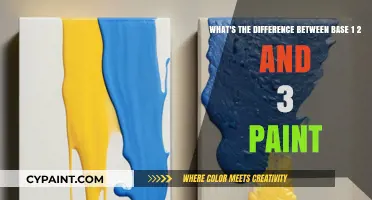Exploring the Distinctions: Base 1, 2, and 3 Paints Unveiled