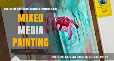 Exploring the Nuances: Combined vs. Mixed Media Painting