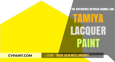 Exploring the Distinctions: Enamel vs. Tamiya Lacquer Paint