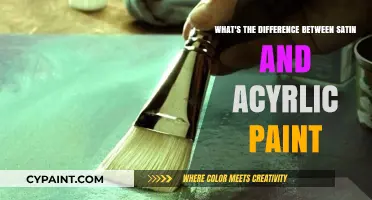 Satin vs Acrylic Paint: A Guide to Finishes