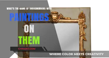Exploring the Artistry: 1800s Mirrors with Painted Masterpieces