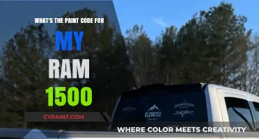 Finding the Right Paint Code for Your Ram 1500