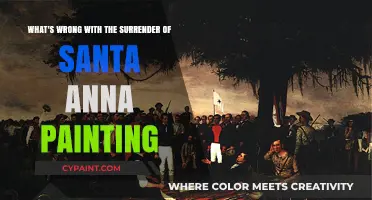 Unveiling Controversy: The Surrender of Santa Anna Painting