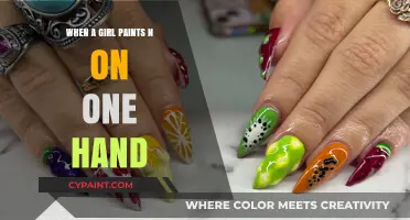 The Symbolic Meaning Behind a Girl Painting Nails on One Hand