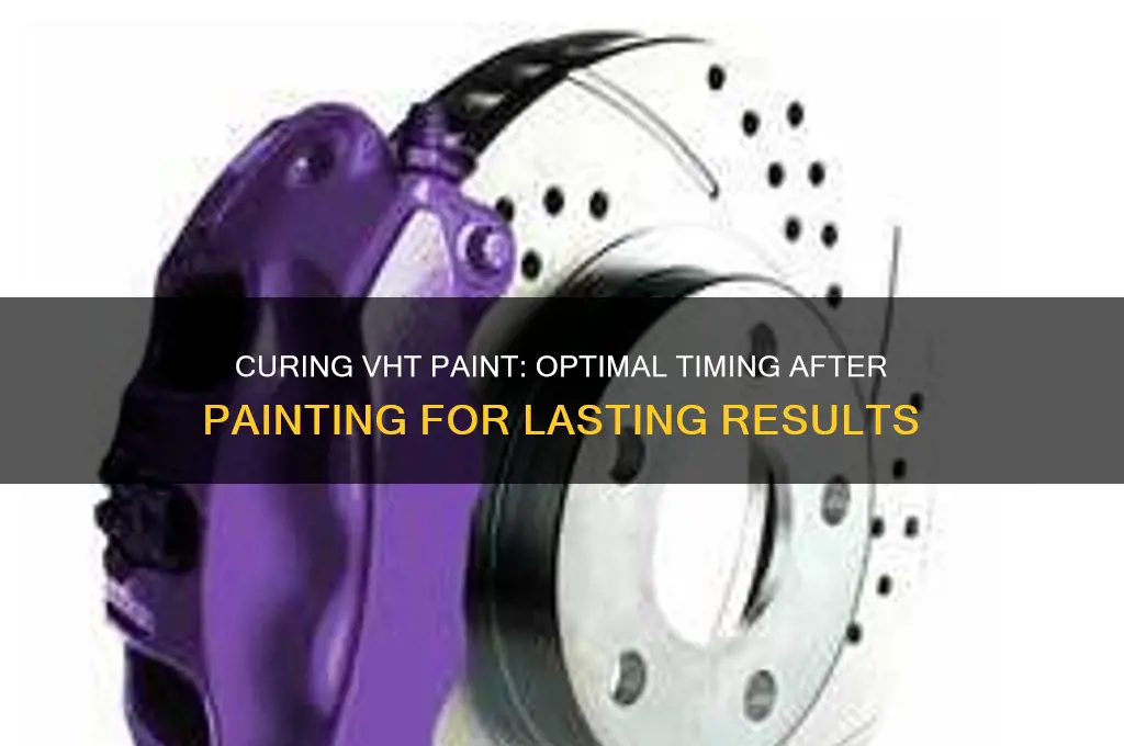 when after painting should yu cure vht paint