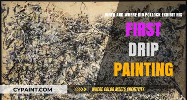 Unveiling Pollock's Inaugural Drip Masterpiece: A Historical Retrospective