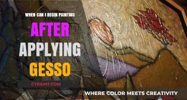 Unleashing Creativity: The Optimal Time to Paint After Gesso Application