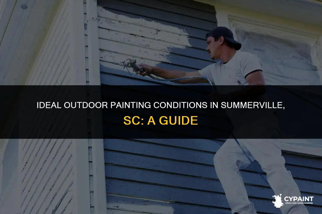 when can i paint outside in summerville sc