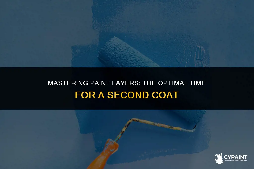 when can i put a second coat of paint on