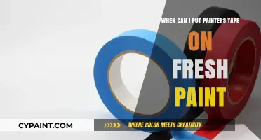 How Long Before Applying Painter's Tape to Fresh Paint?