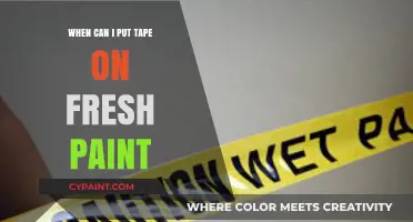 Painting Tips: The Right Time to Tape Fresh Paint