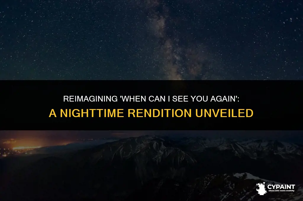 when can i see you again paint the night version