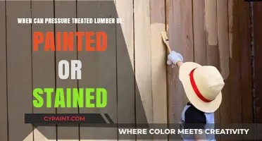 How Long to Wait Before Painting or Staining Pressure-Treated Lumber?