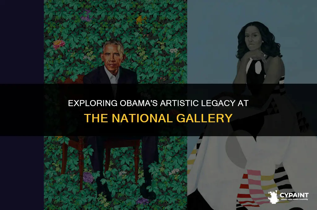 when can you see obama paintings in the national gallery
