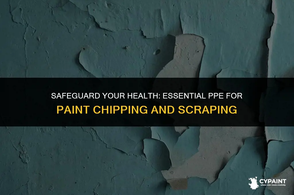 when chipping or scraping paint you should wear what ppe