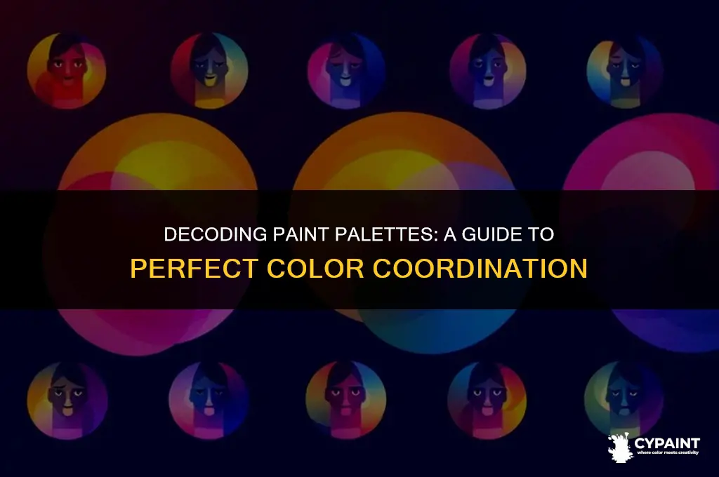 when chosing paint what does suggested pallettes mean to coordinate