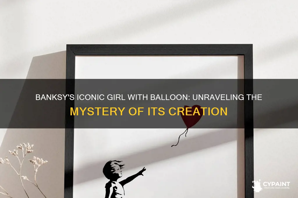 when did banksy paint girl with a balloon