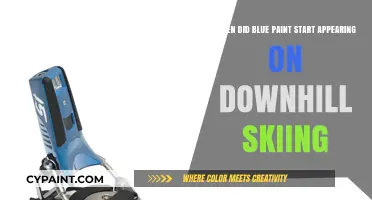 The Evolution of Blue Paint in Downhill Skiing