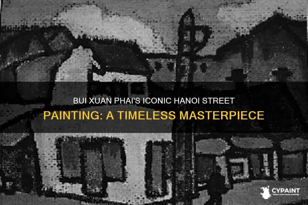 when did bui xuan phai paint hanoi street