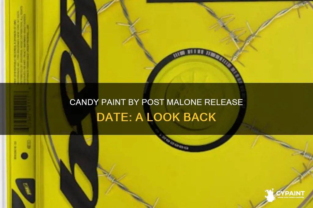 when did candy paint post malone come out