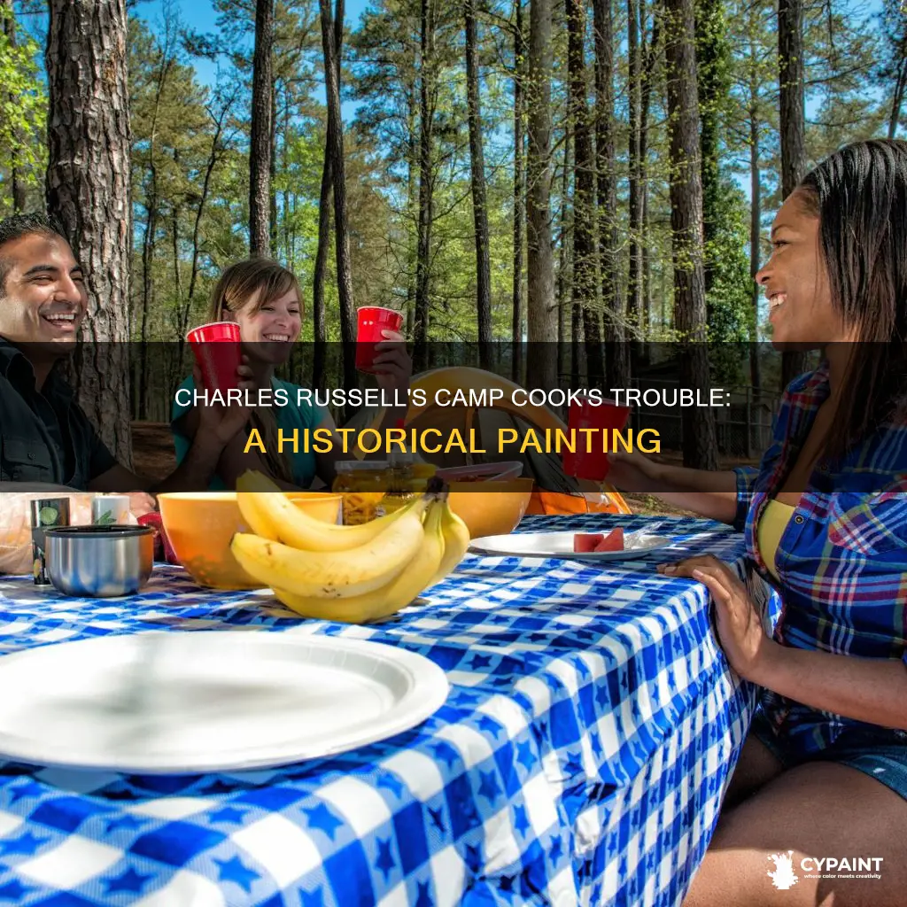 when did charles russell paint camp cook