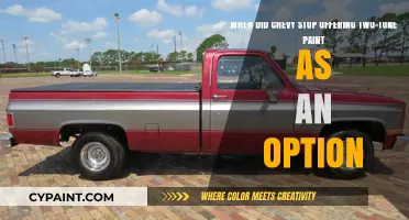 Chevy's Two-Tone Paint Option: A Thing of the Past