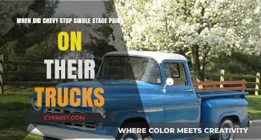 Chevy's Shift: The End of Single Stage Paint on Trucks