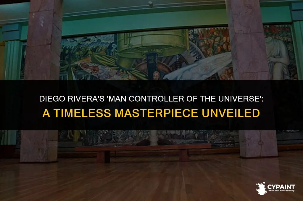 when did diego rivera paint man controller of the universe