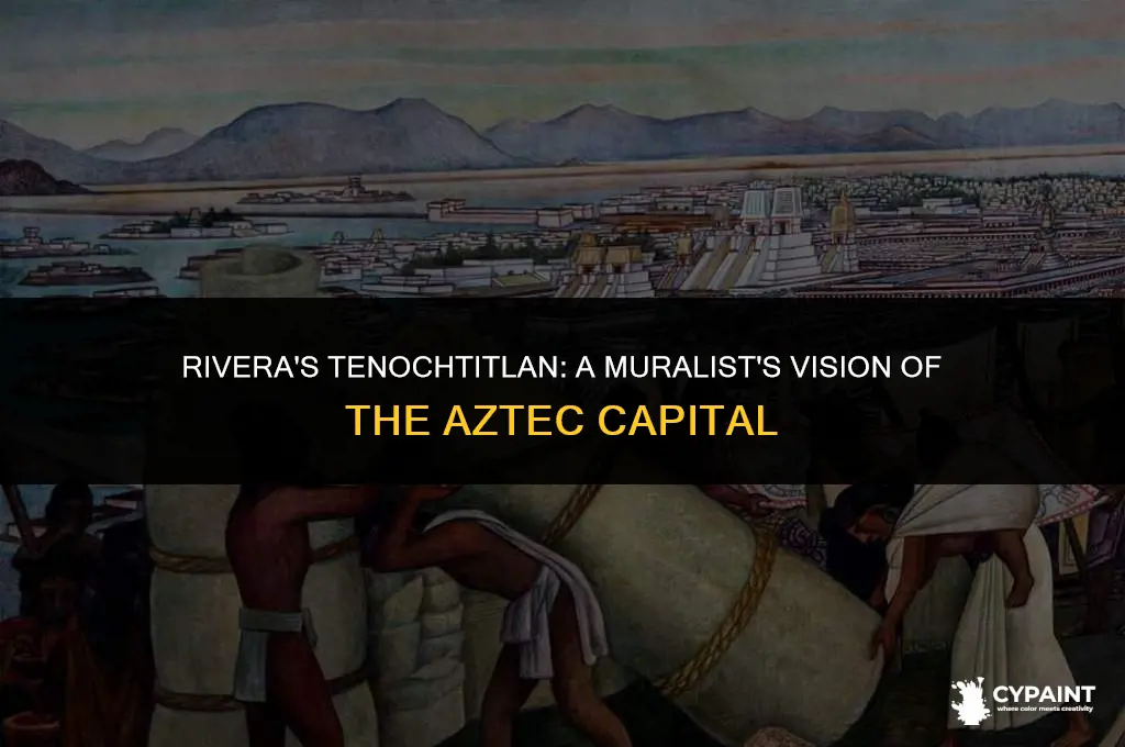 when did diego rivera paint the great city of tenochtitlan
