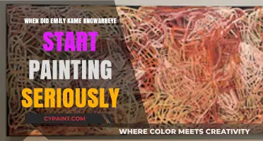 Emily Kame Kngwarreye's Artistic Journey: When Serious Painting Began