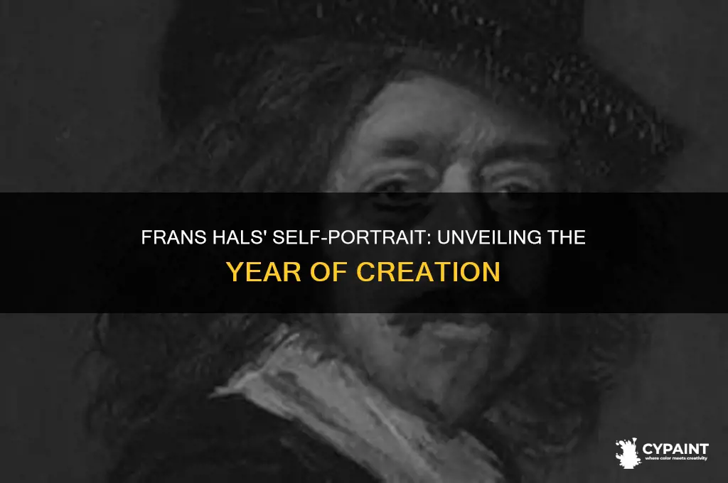when did frans hals paint his self-portrait