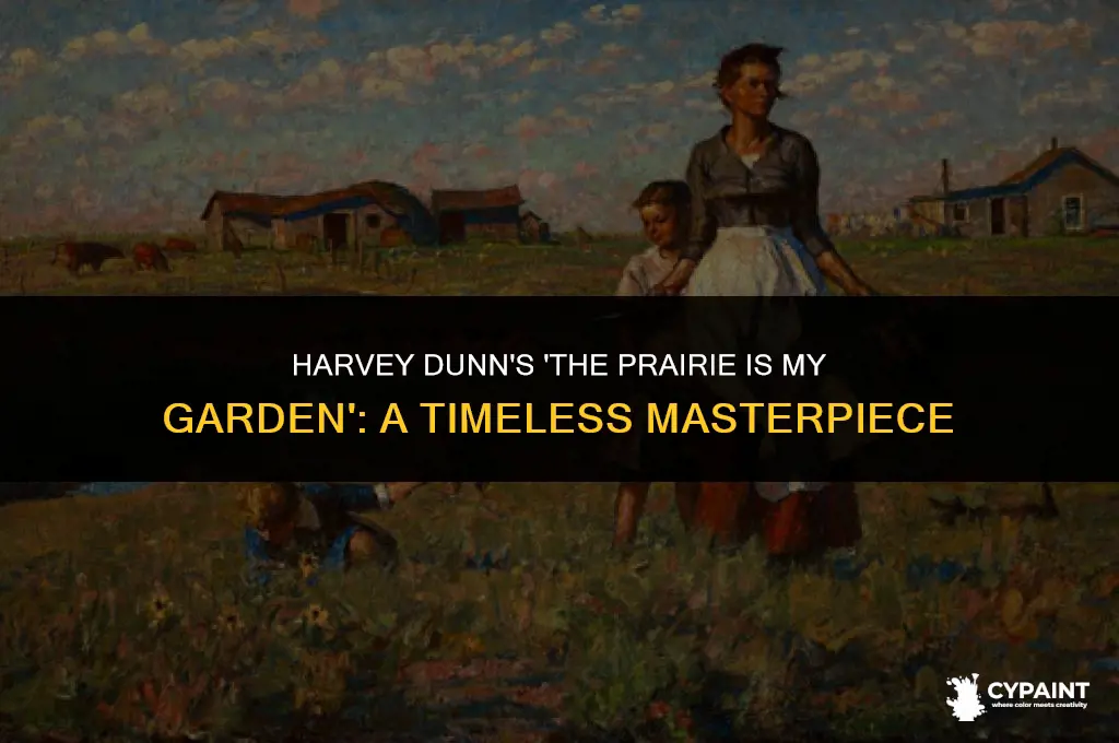 when did harvey dunn paint the prairie is my garden