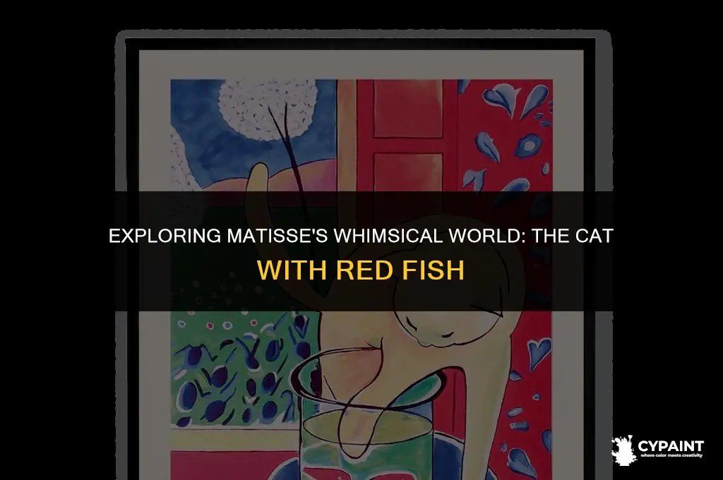 when did henri matisse paint the cat with red fish