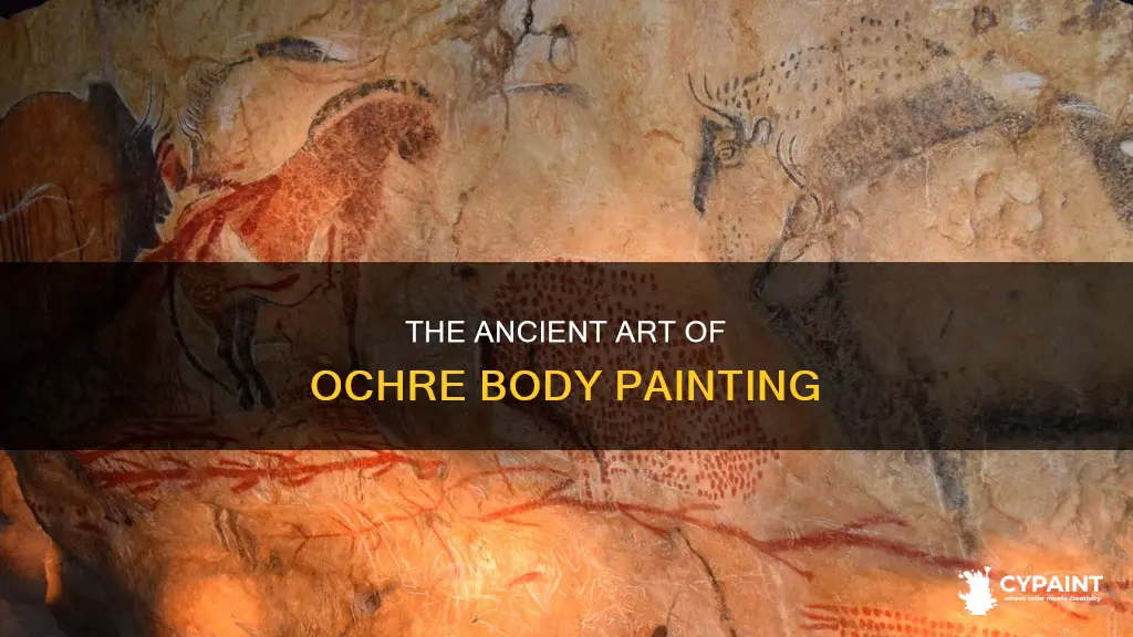 when did humans begin to paint themselves with ochre