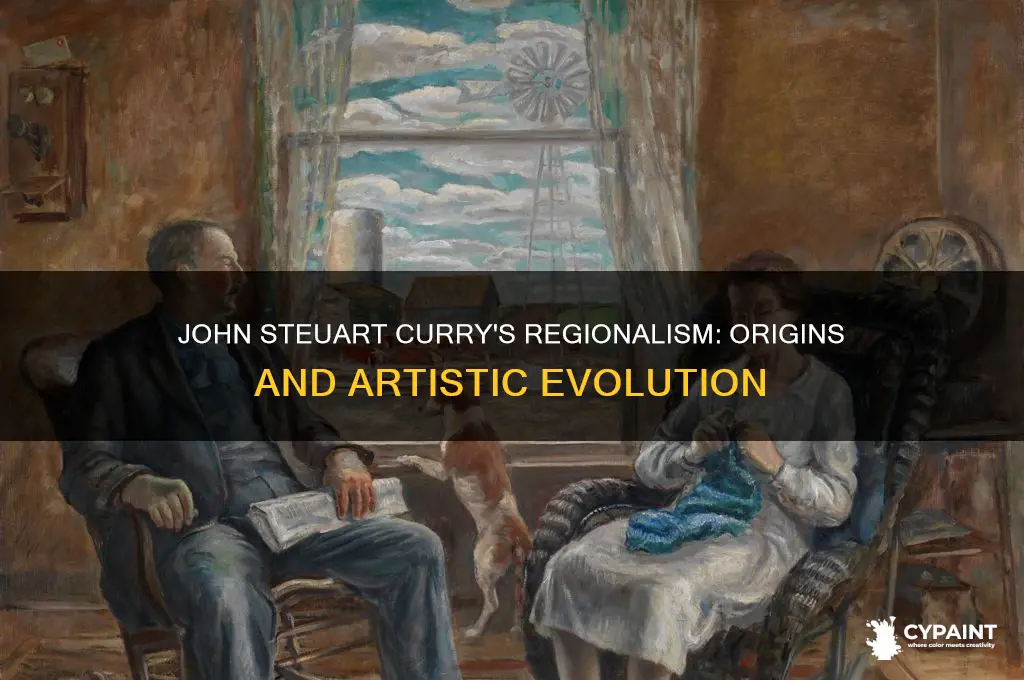 when did john steuart curry begin painting regionalism