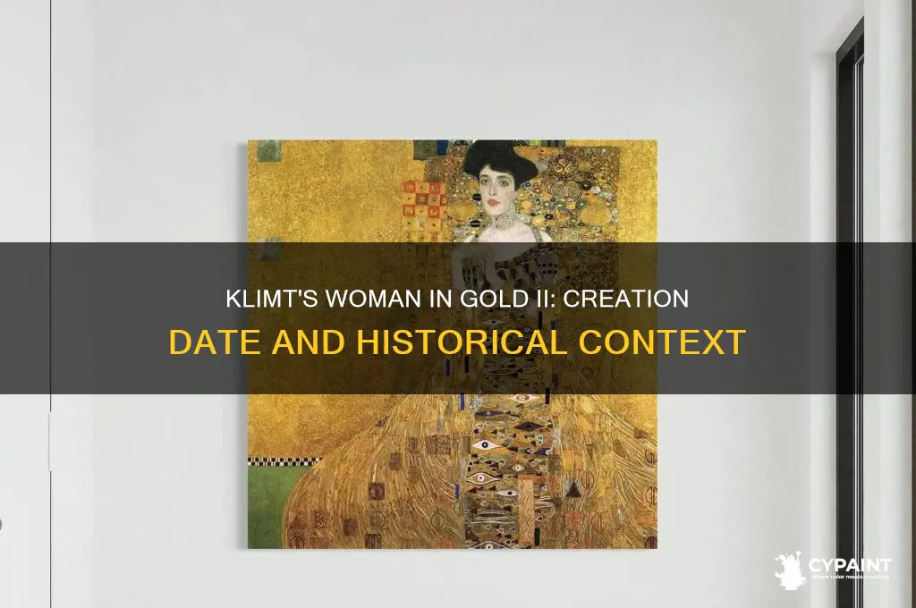 when did klimt paint woman in gold ii