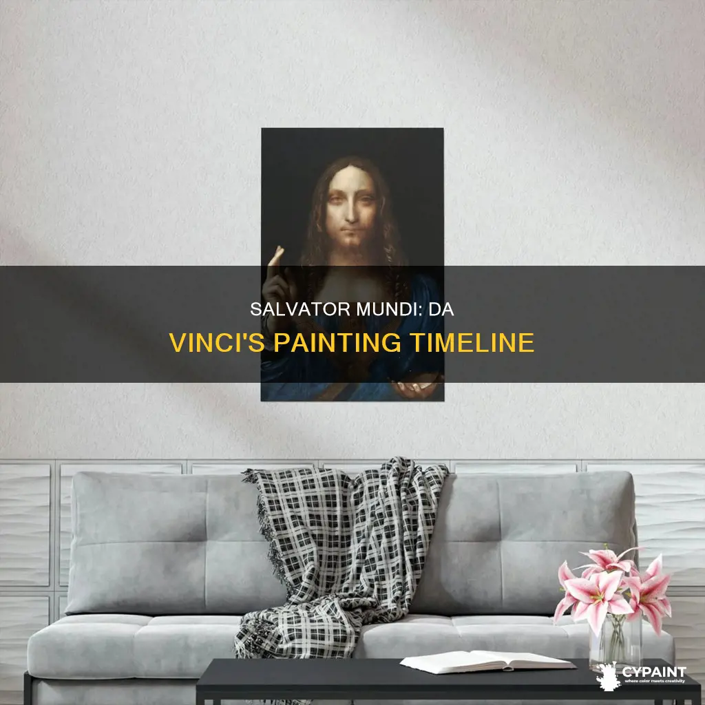 when did leonardo da vinci painting the salvator mundi