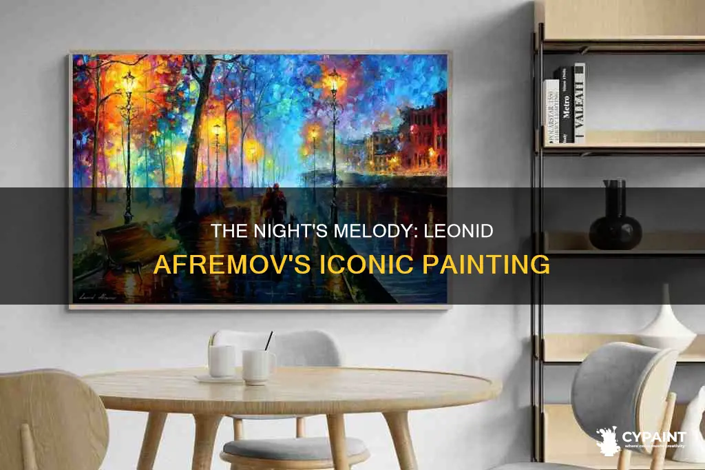 when did leonid afremov paint melody of the night