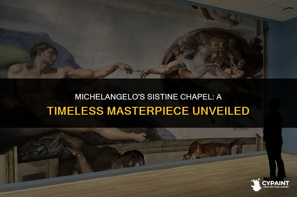 when did michelangelo painting the figures on the sistine chapel