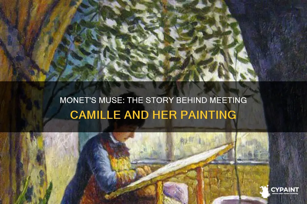 when did monet meet his wife camille painting