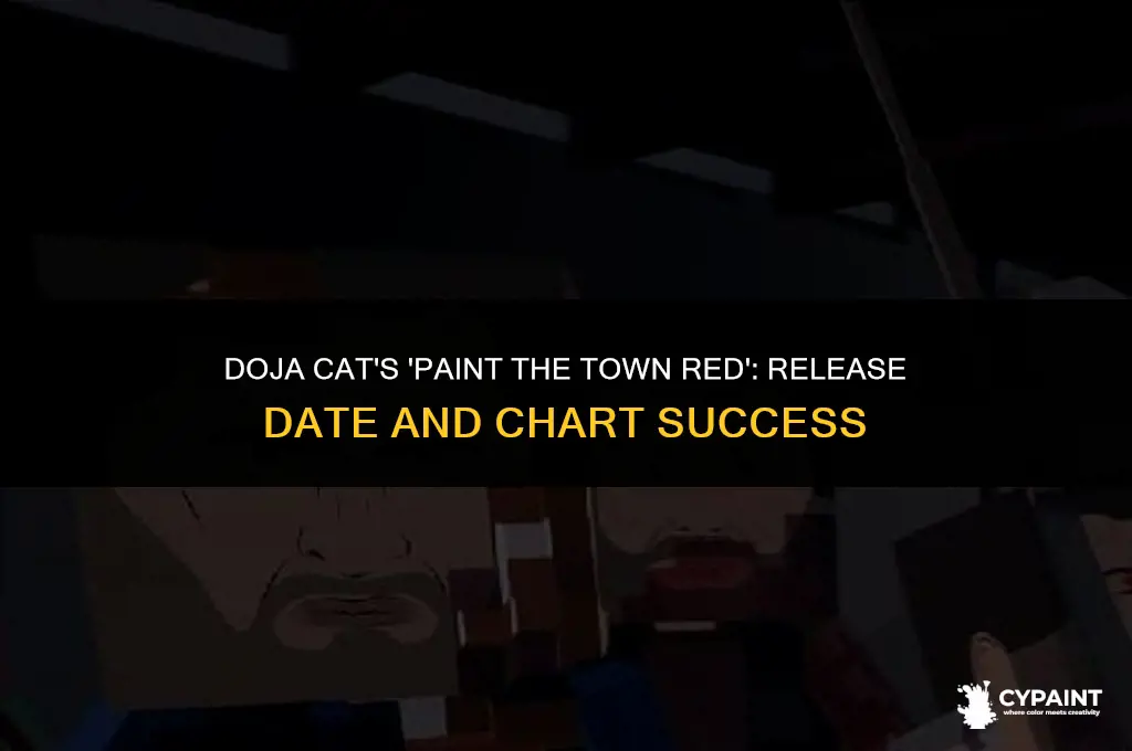 when did paint the town red come out doja cat