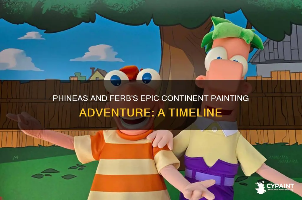 when did phineas and ferb paint a continent