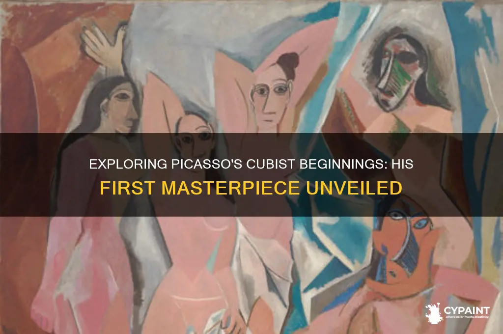 when did picasso paint his first cubist painting