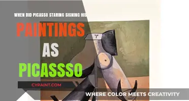 The Evolution of Picasso's Signature: When Did He Start Signing?