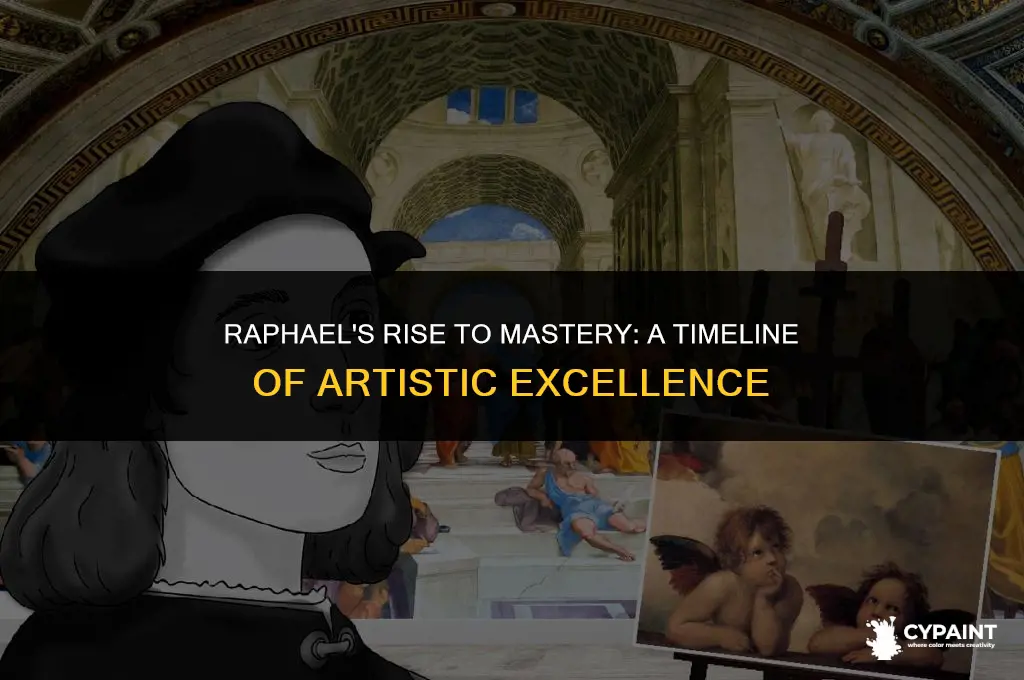 when did raphael spoposedly achieve the level of master painter