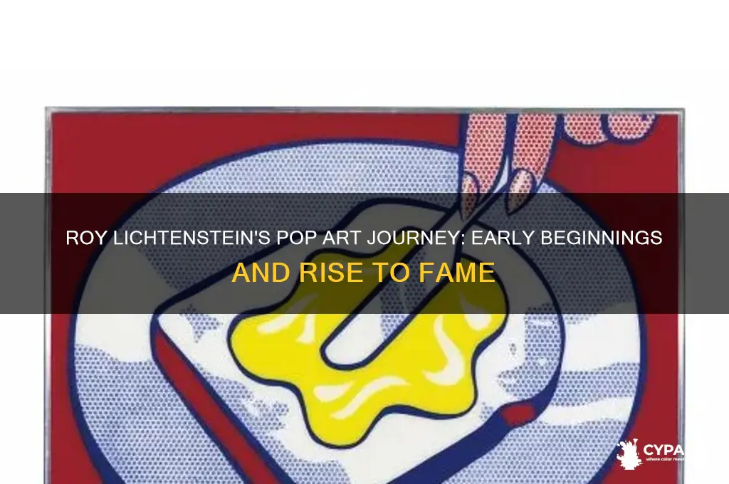 when did roy lichtenstein start painting pop art