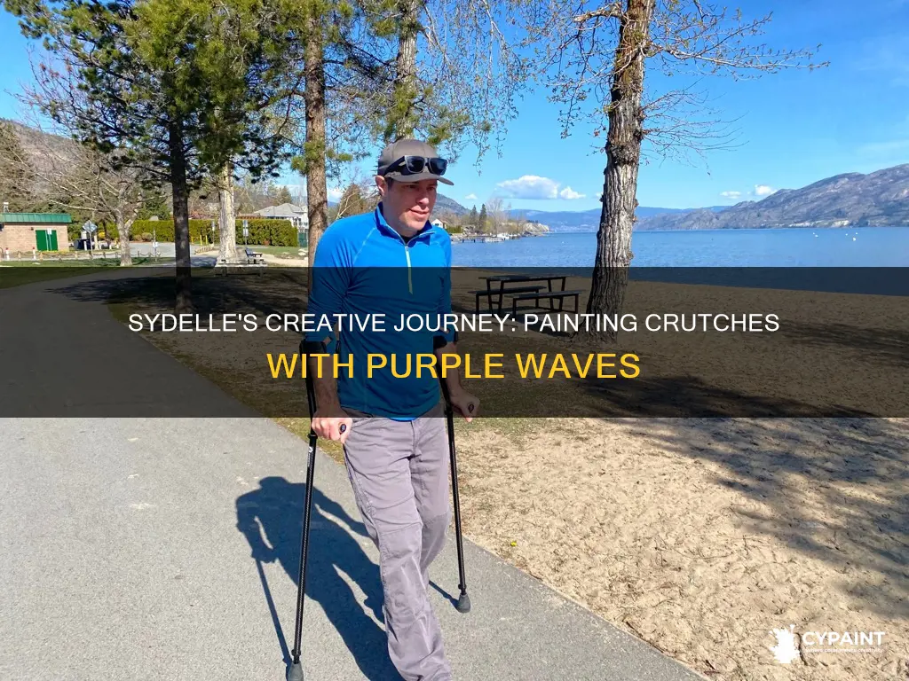 when did sydelle paint her cruches with purple waves