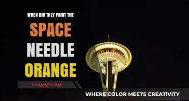 The Space Needle's Orange Transformation: A Historical Overview