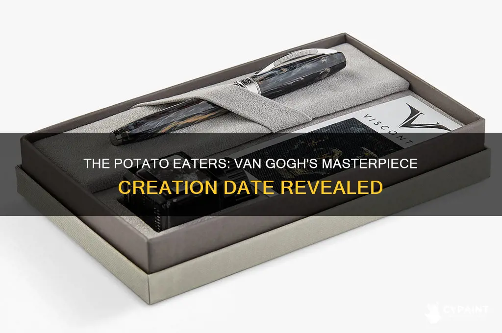 when did van gogh paint the potato eaters