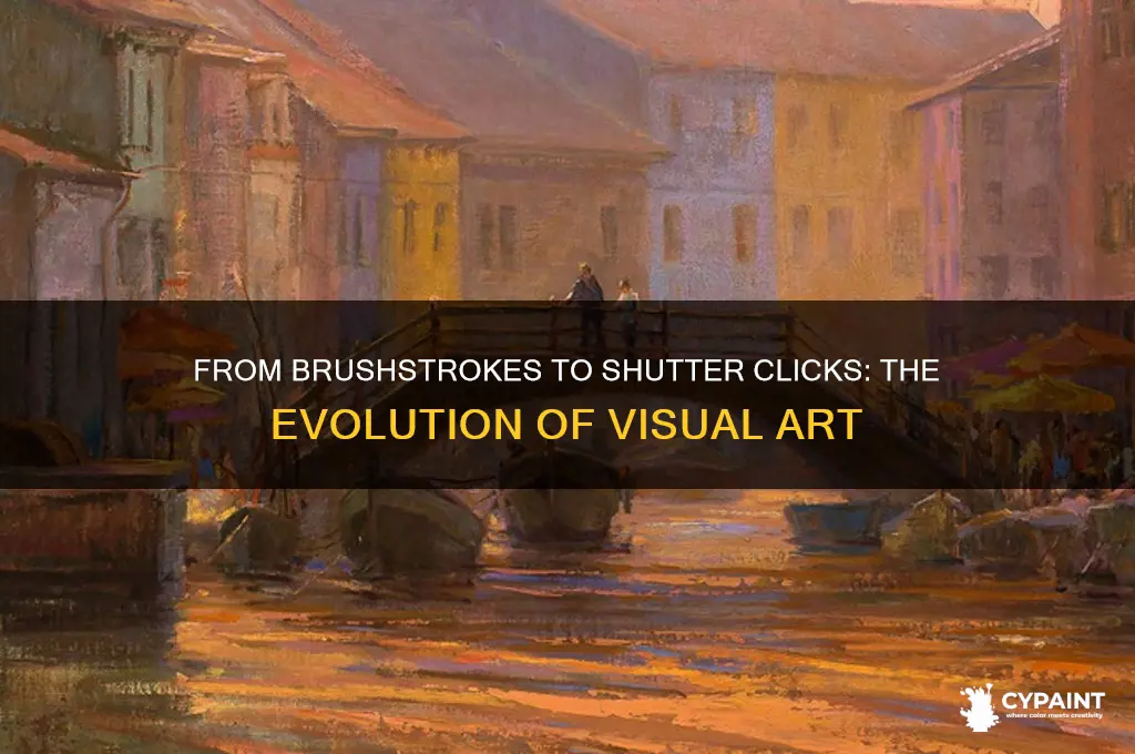when did we transition from paintings to photographs
